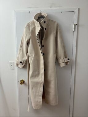 ASOS Cream Long Coat